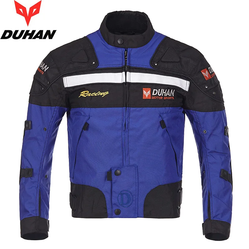 DUHAN Autumn Winter Motorcycle Jacket Windproof Motocross Full Body Protective Gear Moto Clothing Motorbike Riding Jacket