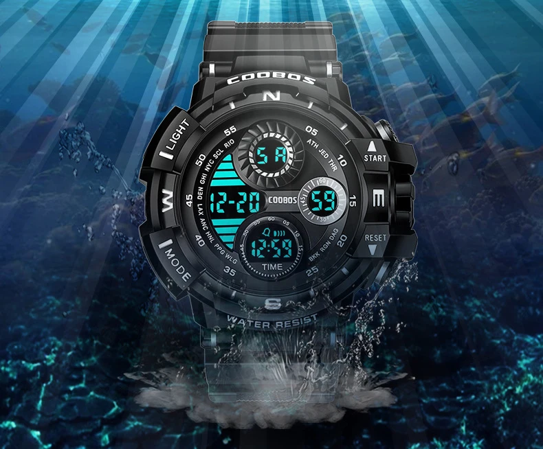 Multifunction Men Sport Watches Luxury Creative Luminous Military Watches Waterproof Led Digital Clock Male Reloj Hombre Digital
