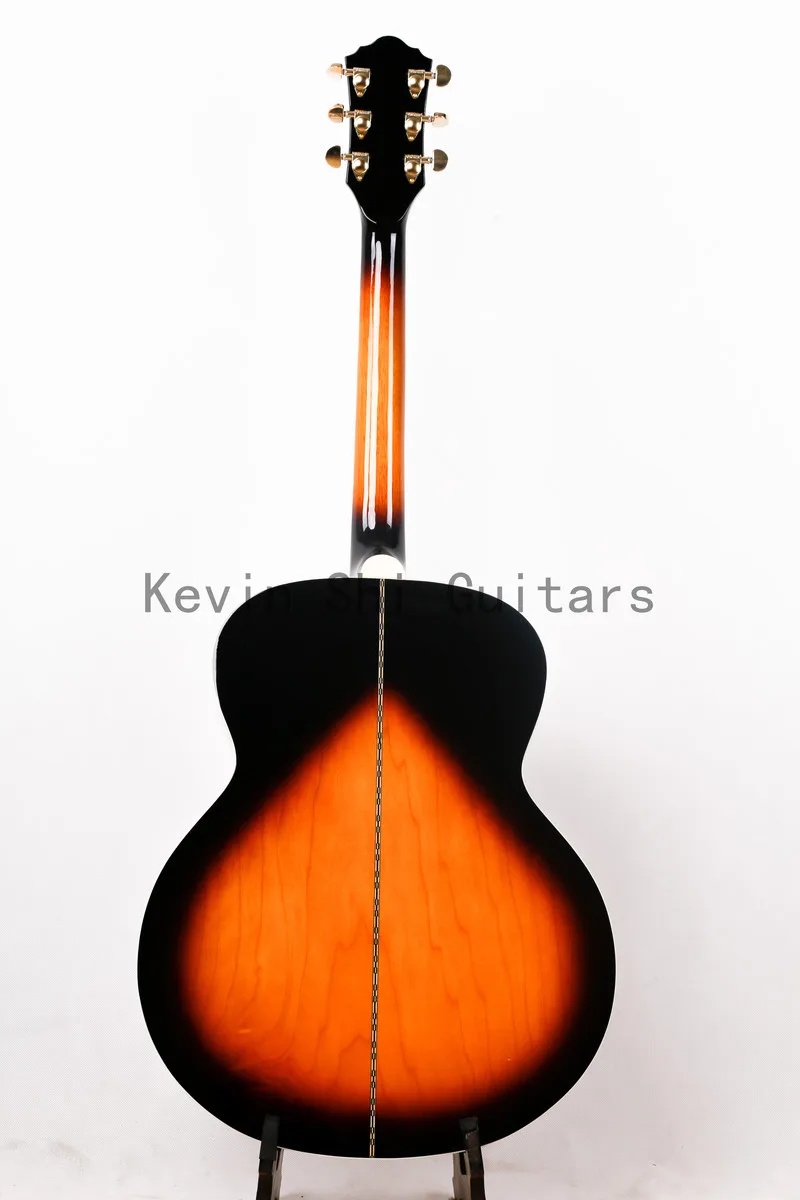 KSG 43 дюйма Джамбо клен корпус Акустическая гитара sunburst отделка 4" акустическая электрогитара Акустическая гитара