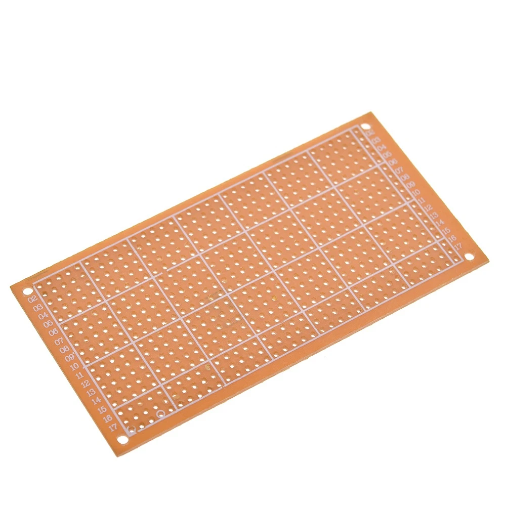 10 шт. одна сторона оптовая продажа Универсальный 5x10 см Solderless PCB тест макет медный