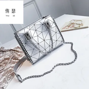 

Leather Crossbody Bags For Women 2020 Mini Shoulder Messenger Bag With Metal Handle Lady Travel Totes