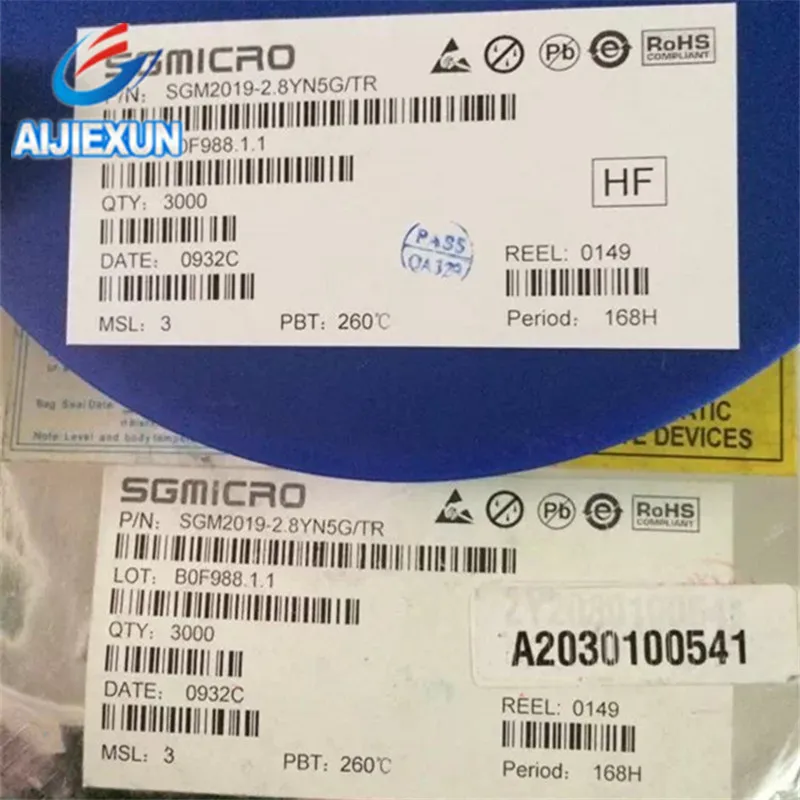 

10 шт. на 100% подлинный и новый SGM2019-2.8YN5G silk screen YJ28 LDO, большой запас