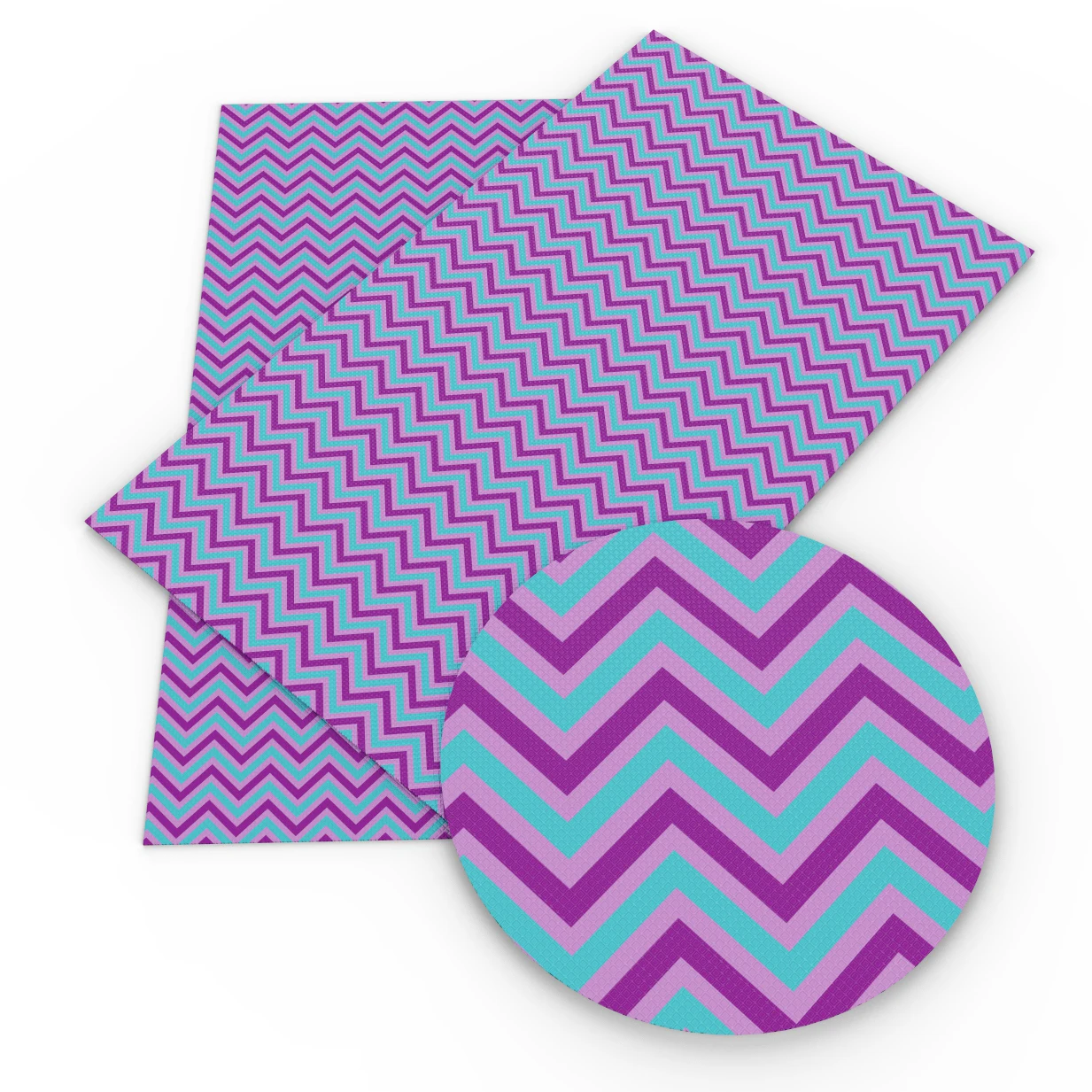 

david angie 20x34cm Chevron Zig Zags Printed Faux Synthetic Leather Sheets DIY Bow Handmade Materials,1Yc7832