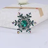 CINDY XIANG Crystal Blue Color Snowflake Brooches For Women Vintage Fashion Brooch Pin ► Photo 3/6