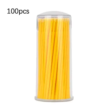 

100 pcs Bottled Disposable Cotton Bud Eyelash Grafting Mascara Gel Paste Cleaning Stick Cleaning Cotton Swab Cheap