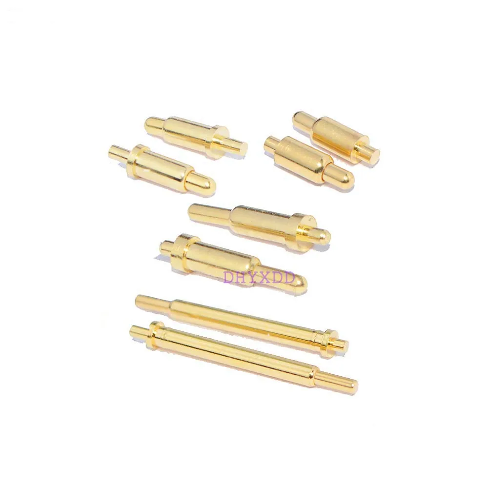Mola Pogo Pin Conector Através de Buracos Pcb Altura 10 11 12 13 13.5 14 Milímetros Flange Único 1a 100 Pcs