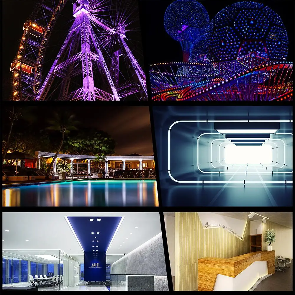 LED Strip Light Flexible Ribbon led light strip Tape Diode DC Remote Control Light Flexible Strip Light 5Meter With 24/44 Key