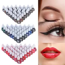 Краска для нанесения татуировки, 36 шт./набор, 6 цветов полу-перманентный микроблейдинг длительный Татуировка пигментные чернила комплект 108 мл Краска для нанесения татуировки