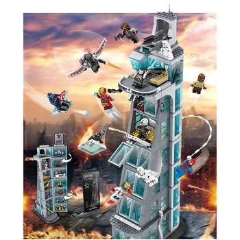 Attack on Tower Building Blocks Bricks child Toys Christmas gifts 1209 pcs toy