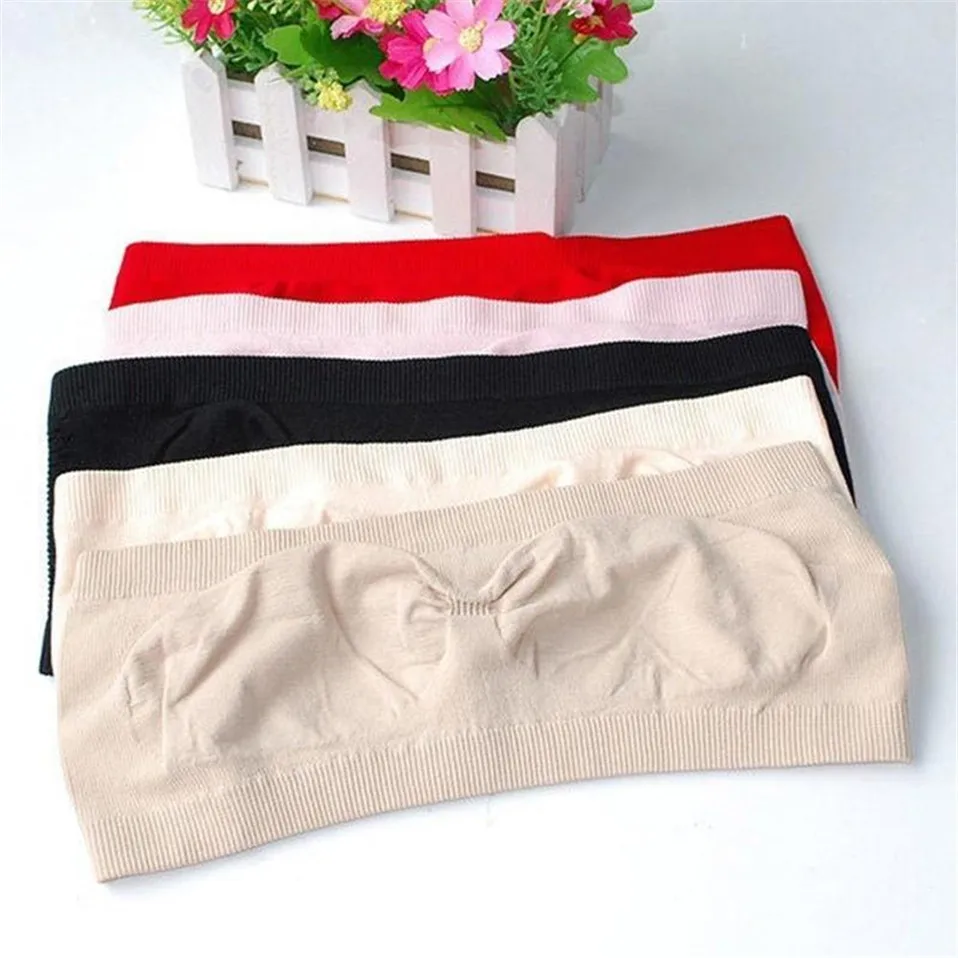 Women-Lady-Sexy-Strapless-Crop-Top-Bra-Tube-Top-Bra-Bandeau-Underwear-Strapless-Breathable-Stretch-Layer
