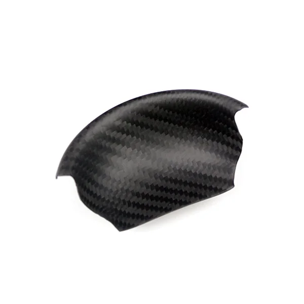 Matte Black 1 пара из настоящего углеродного волокна Автомобильная внутренняя дверная чаша наклейка крышка литье отделка для Mini Cooper хэтчбек F56 CABRIO F57 Стайлинг - Название цвета: Matte Black