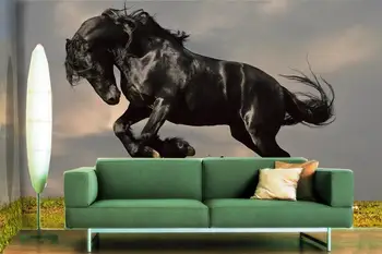 

[Self-Adhesive] 3D Dark Horse 5266 Wall Paper mural Wall Print Decal Wall Murals