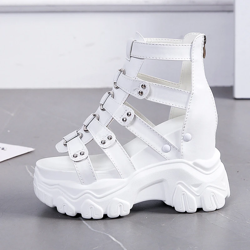 Vrouwen Dikke Bodem Gladiator Schoenen Vrouw Zomer Chunky Sneakers