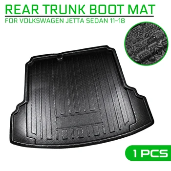 

Car Floor Mat Rear Trunk Anti-mud Cover Carpet For Volkswagen Jetta Sedan 2011-2018