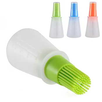 

Silicone Oil Bottle Brush with Cap Barbecue Brush with Scale Sauce Butter Brush Kitchen Tools silicone cooking oil bottle