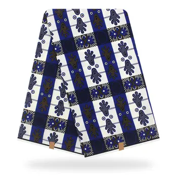 

new 6 yards african fabric 2020 high quality wax fabric print african fabric for women dress