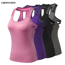 Женский жилет для бега, сексуальный топ с открытой спиной, летние спортивные рубашки, Осенние безрукавки для спортзала, йоги, трико, Быстросохнущий жилет для бега