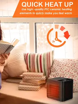 

Electric-Space-Heater Touch Control High-powe Fan Portable Warmer Fast Comfortable Heating For Household Office Indoor UNIVERSAL