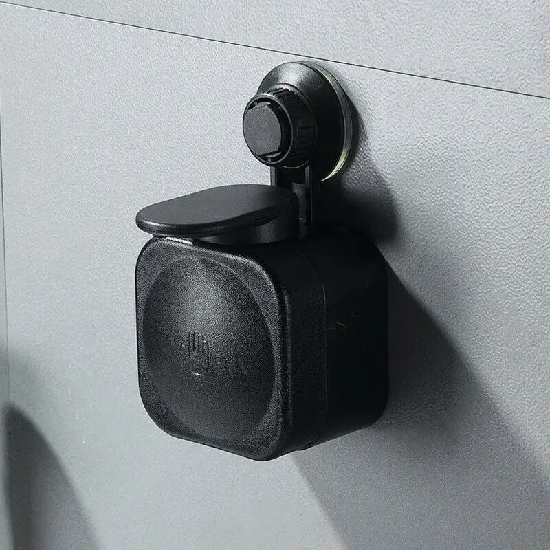 

Black/White 16cm Wall Mounted Manual Plastic Soap Dispenser Hand Sanitizer Box