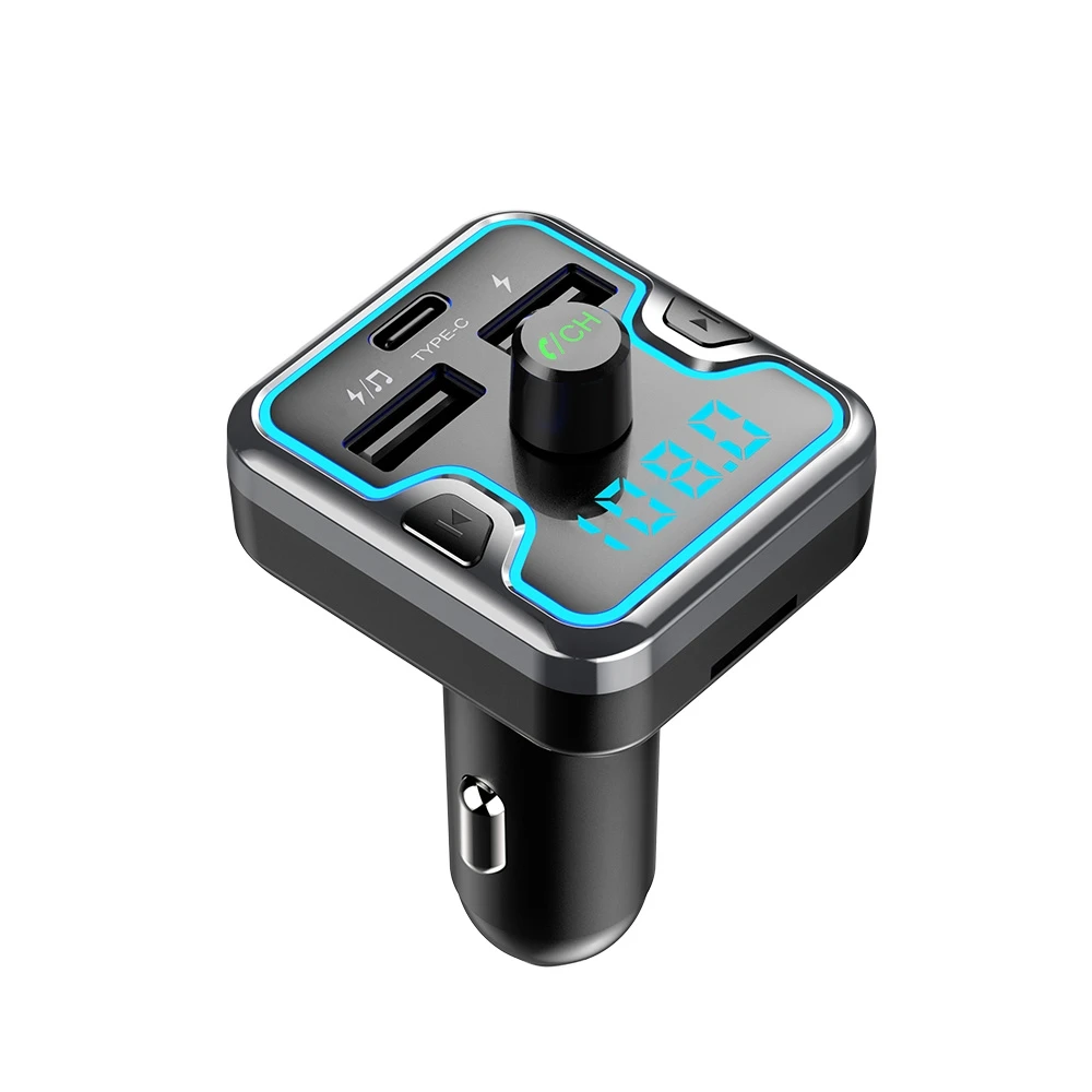 

Car Bluetooth 3.0 FM Transmitter Wireless Handsfree Audio Receiver Auto MP3 Player 2.4A Dual USB Fast Charger Car Accessories