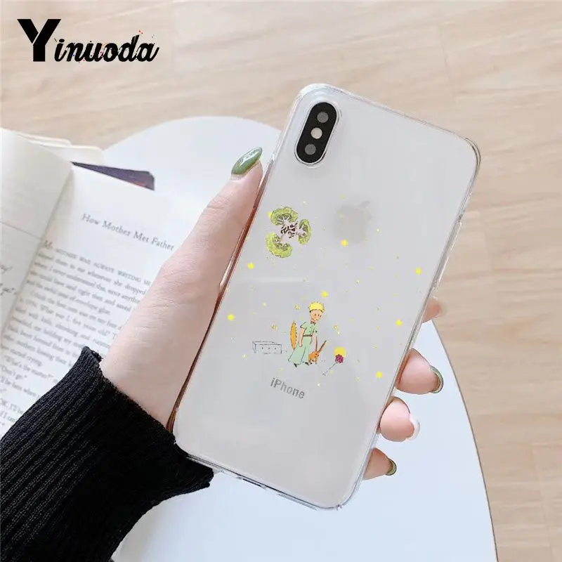 Little Prince Cover Transparent Soft Shell Phone Case for iphone 13 8 7 6 6S Plus X XS MAX 5 5S SE XR 10 Cover iPhone 11pro MAX iphone se phone case