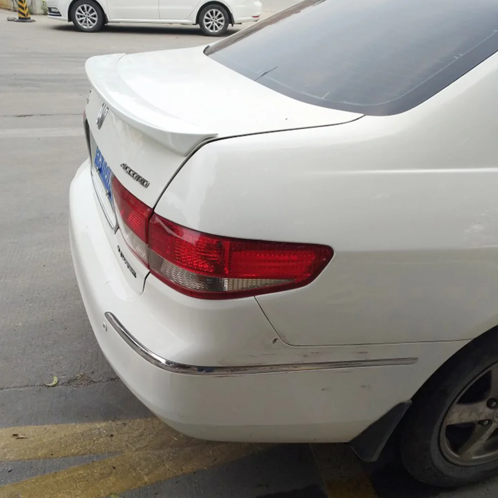 Автомобильный Стайлинг для Honda Accord 2003-2007 Черный спойлер Высокое качество ABS пластмассовый задний Багажник крыло багажника задний спойлер на крышу