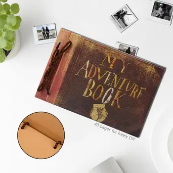

Photo album handcrafted cartoon album adventure book wedding sticker scrapbook our adventure film clipboard album gift