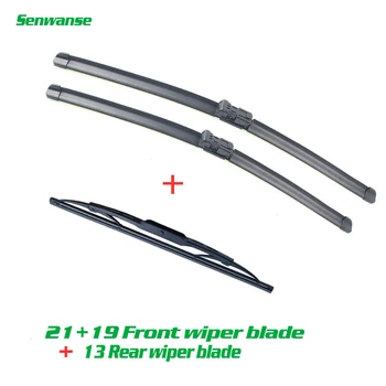 

Senwanse Front and rear Wiper Blades For Seat Ibiza 6L 2006 2007 2008 Windshield Windscreen wiper 21"+19"+14"