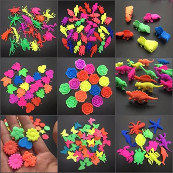 

100g/lot Colorflul Sea Animal Rose Butterfly Shape EVA Growing Up Toys Kids' Favor Toys Aquarium Home Decor SJ-EVA