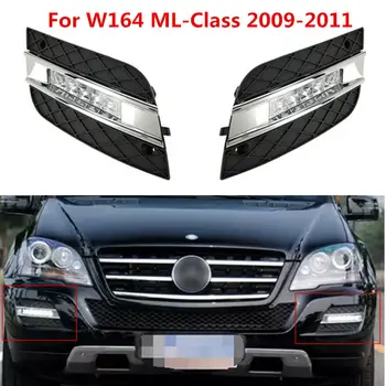 

1 Pair L+R LED DRL Daytime Running Fog light Driving Lamp for Benz W164 ML350 ML280 ML300 ML320 ML500 2009 2010 2011