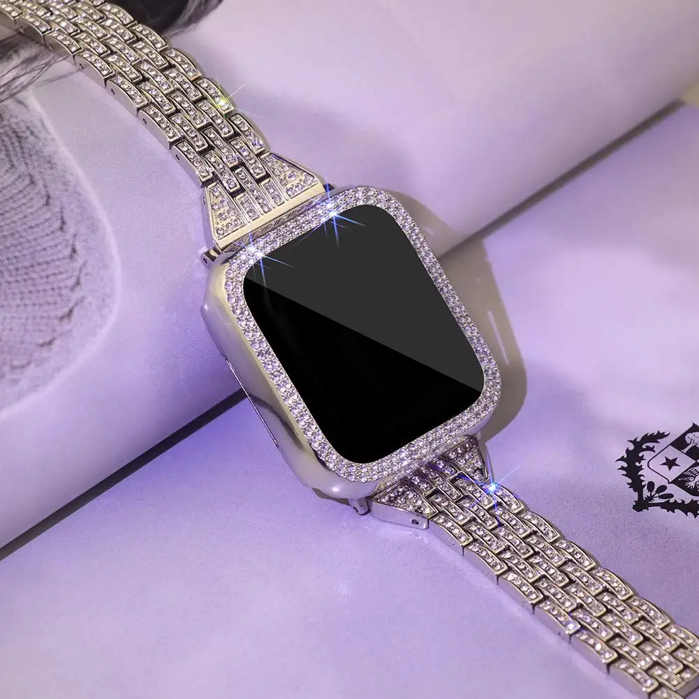 Slim Diamond strap for Apple watch band 