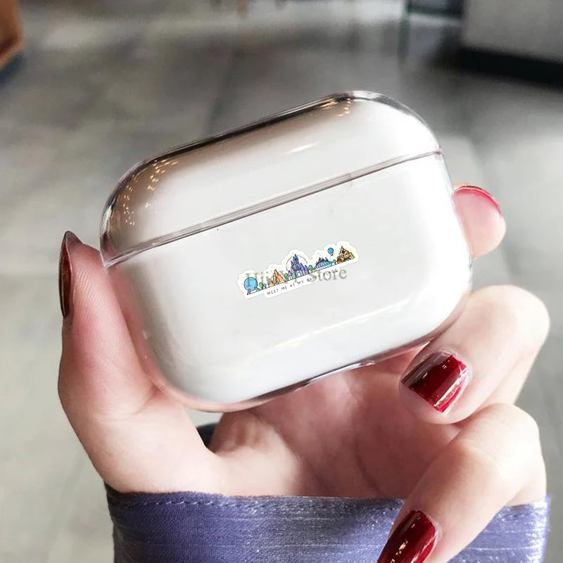 Чехол my Happy Place Vector Orlando для наушников чехол Apple Airpods Pro прозрачный защитный 3 |