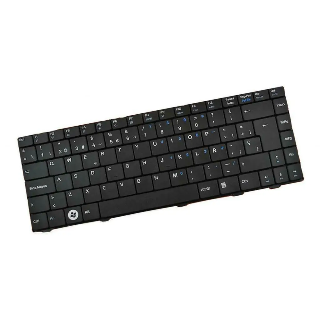 Замена испанской пластиковой клавиатуры ноутбука для ASUS F80 SP