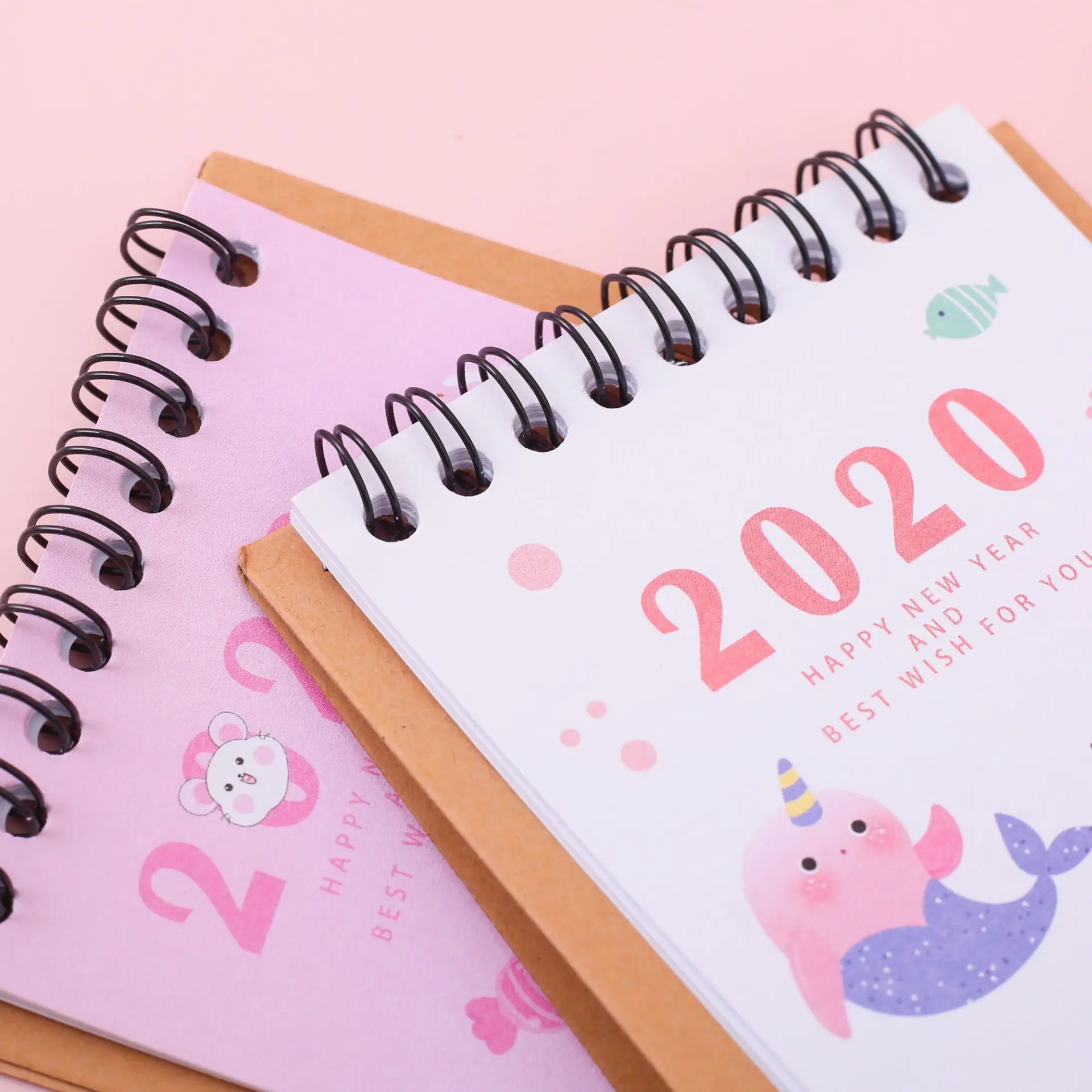 Coloffice Small Desk Calendar 2020 Creative Simple Small Fresh