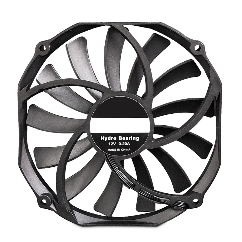 Itlovely CPU Cooling Fan High Airflow 13-Blade Design Silent PWM Fan Radiator Cooler 140mm Low Profile Ultra Thin CPU Cooler Itlovely CPU Cooling Fan High Airflow 13-Blade Design Silent PWM Fan Radiator Cooler 140mm Low Profile Ultra Thin CPU Cooler