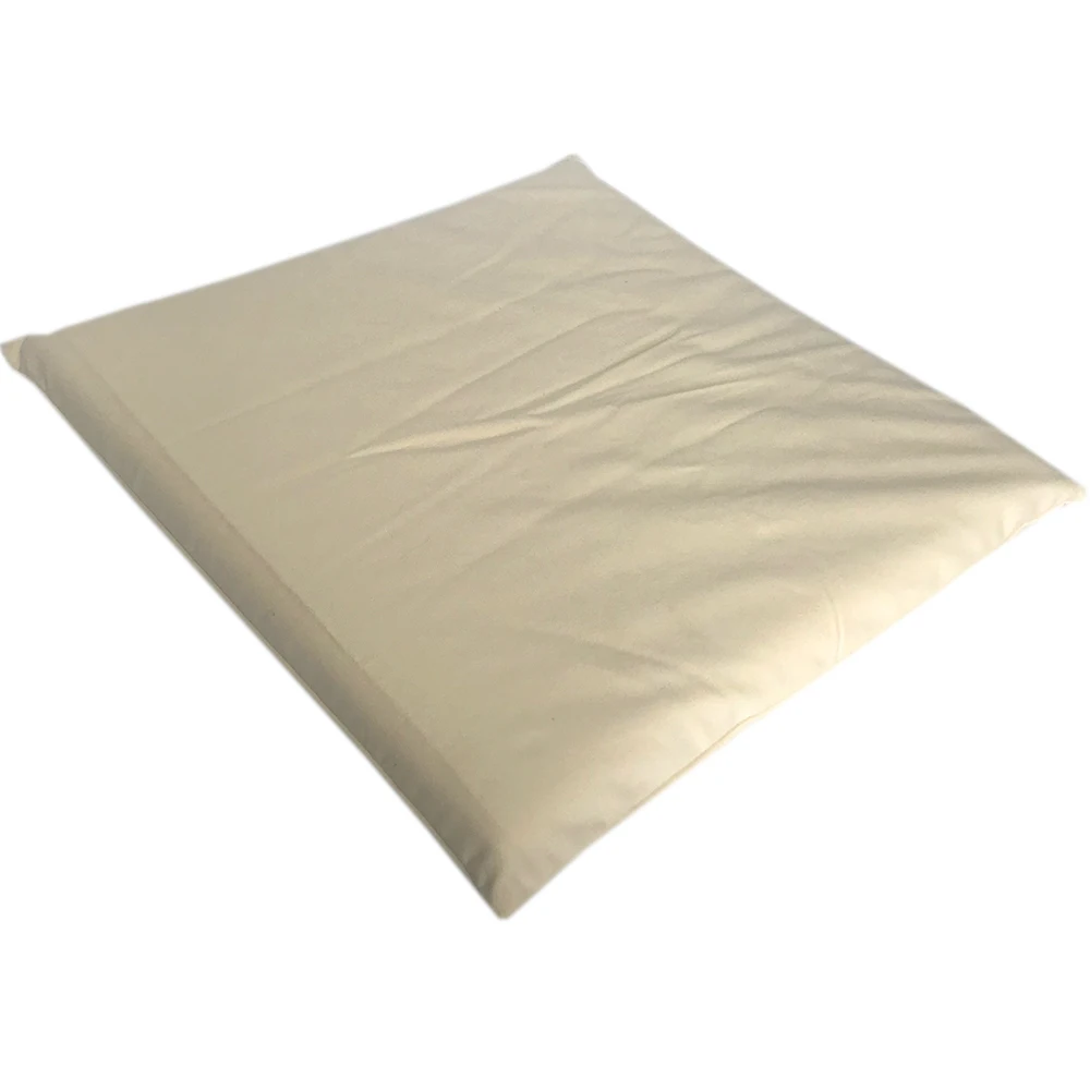 

CURCYA Top Quality Memory Foam Seat Cushion Simple Japanese Style Solid Color Canvas Cotton Cushions for Sofa Chair Car