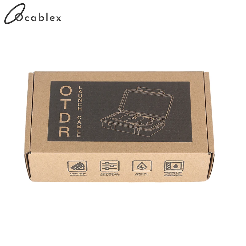 Оптоволоконный OTDR launch Cable Box 1 км 850/500 нм мм OTDR Dead Zone Eliminator м FC/SC/ST/LC(UPC/APC