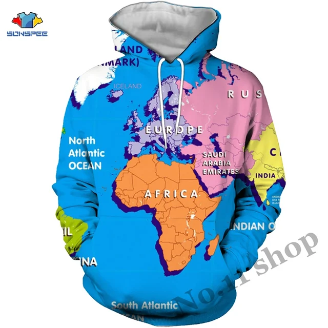 3d World Map Hoodies Men Women Zipper Hooded Brand Harajuku World Earth Map Graffiti Coat Colorful Zip Up Cap Sweatshirts Hoody Hoodies Sweatshirts Aliexpress