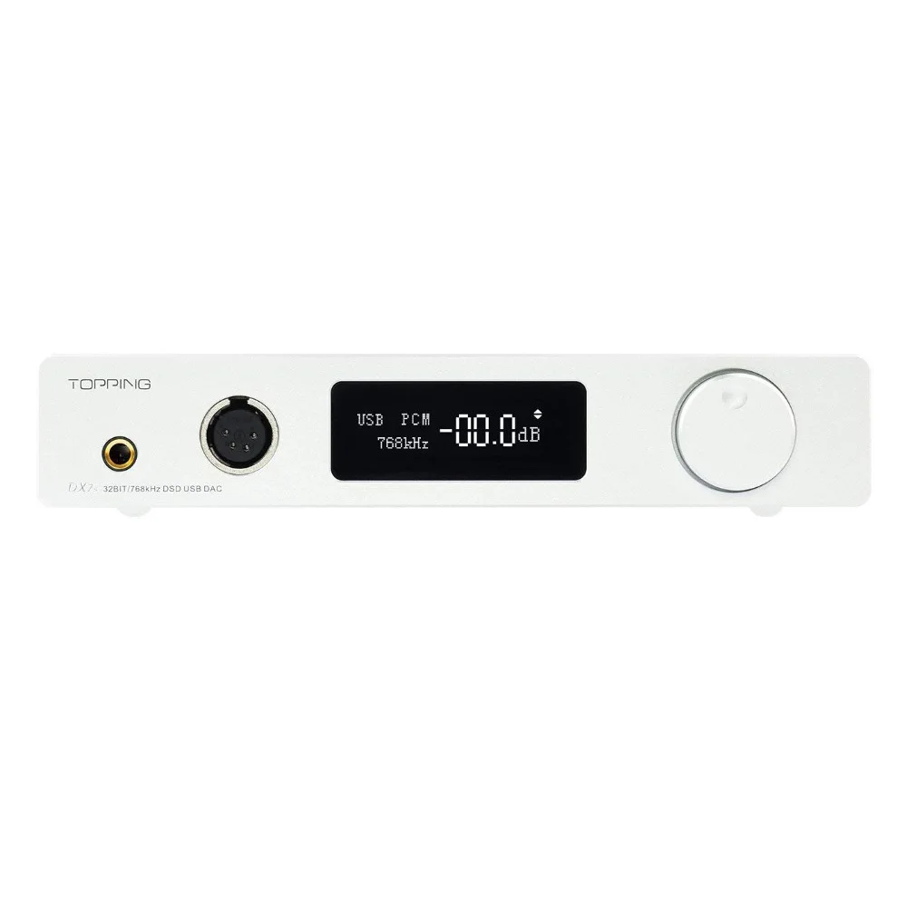 Hi Fi усилитель для наушников TOPPING DX7S с 2 * ES9038Q2M 32 бит/768K DSD512 сбалансированный выход