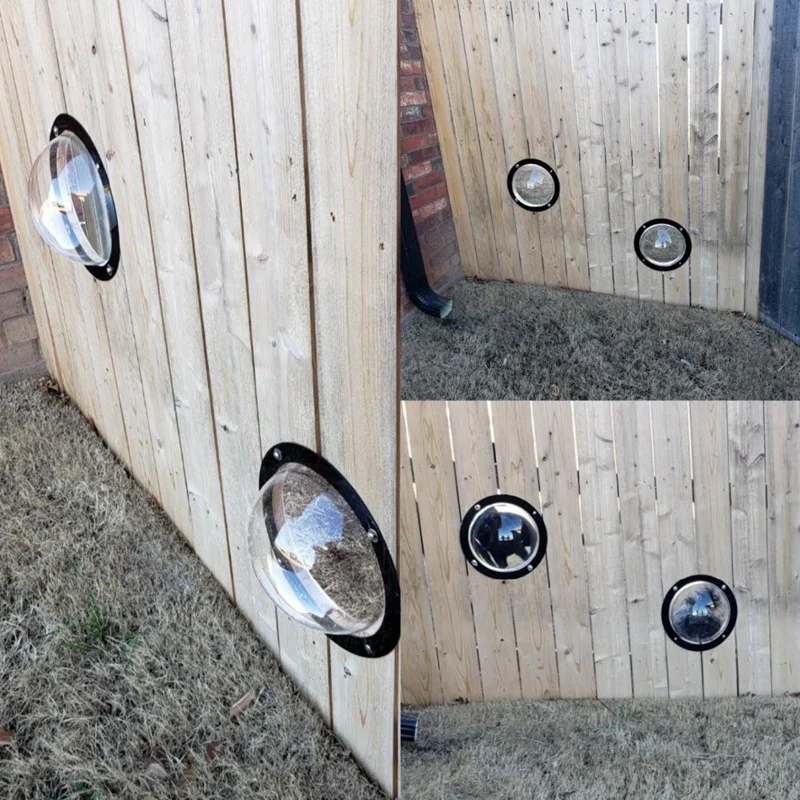 Окно забора для собак для домашних животных-прочный акриловый купол для собак для забор заднего двора, дом для собак, уменьшенный лай, необходимое оборудование и Ins