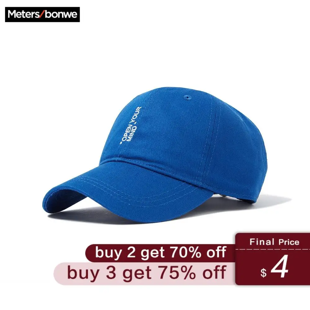 

Metersbonwe Baseball Cap Male Hat For Men 2019 Personality Trend Letter Printing Hip Pop Caps Streetwear Blue Cap