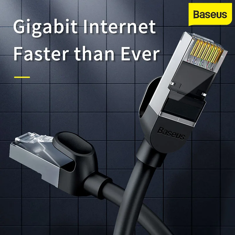Сетевой кабель Baseus RJ45 Gigabit 6 типов сетевой для компьютера 3 м/8 м/10 м Ethernet Cat6 UTP Lan| |