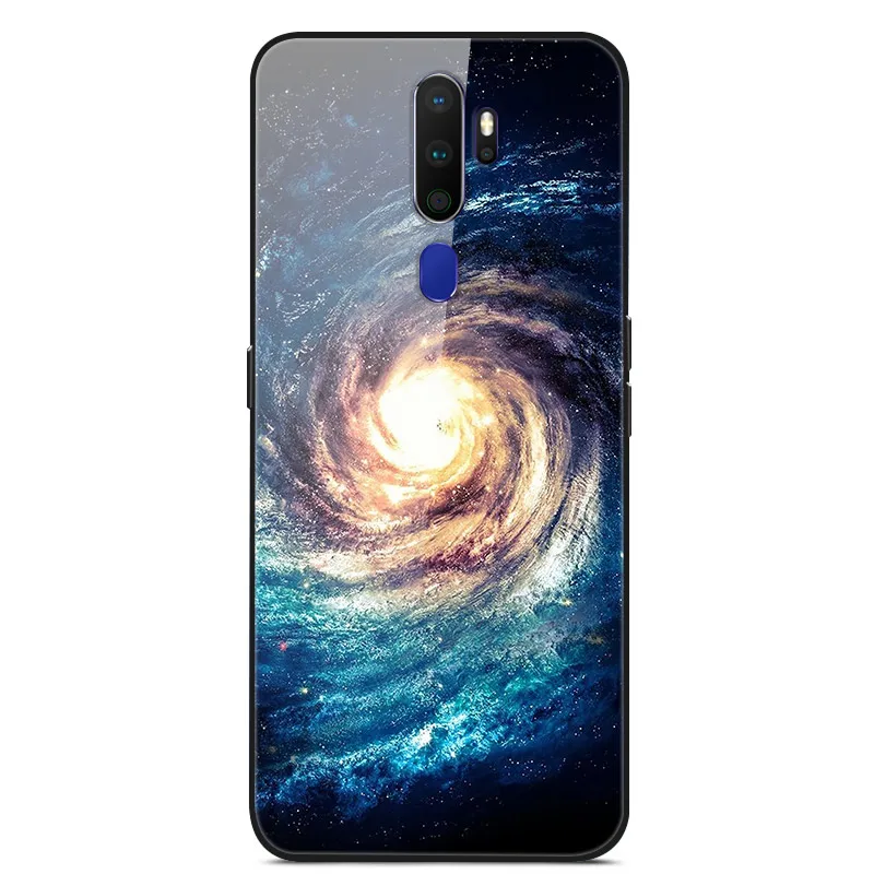 Для OPPO A5 чехол из закаленного стекла жесткий чехол s чехол для OPPO A5 чехол для телефона мягкий бампер для OPPOA5 A 5 6,5'' - Цвет: 19