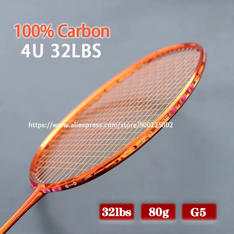 Badminton Racket 4u Badminton Racquet Training Racquet 32lbs Full