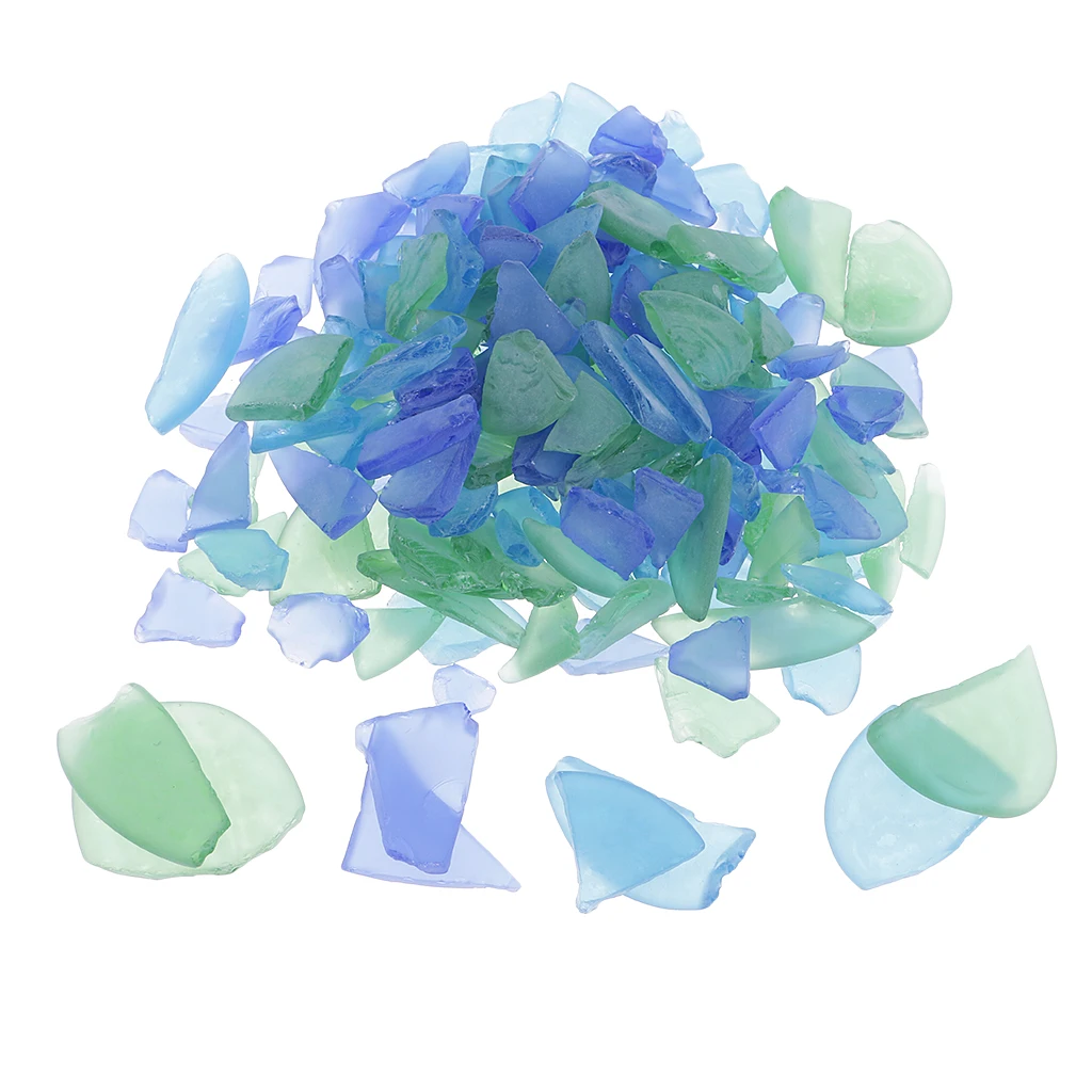 Bulk 500g DIY Crafts Sea Glass Frosted for wedding, party, shell, home decor