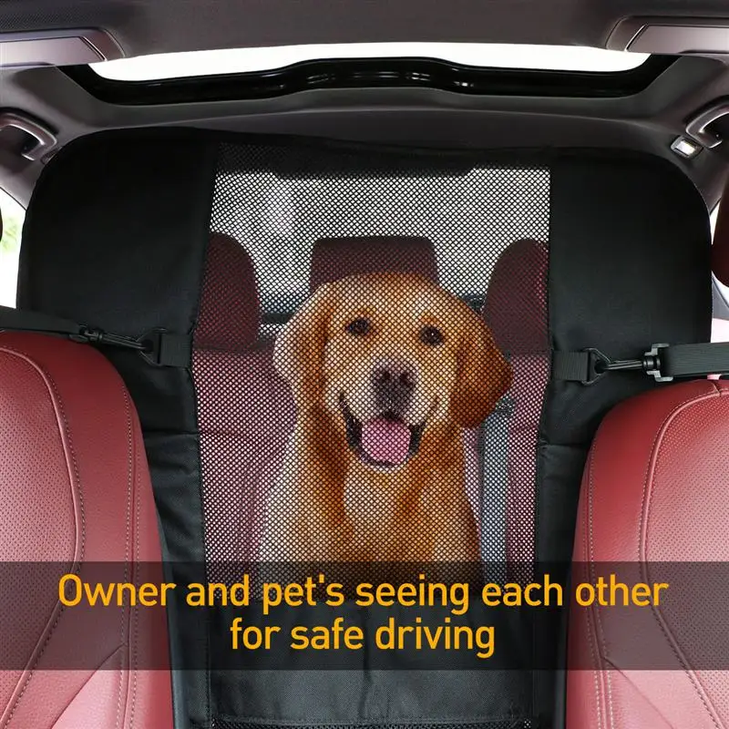 

Pet Dog Car Barrier Practical Pet Car Barrier Mats Waterproof Pet Car Mesh Scratch Resistant Driver Barrier For Travel Driving