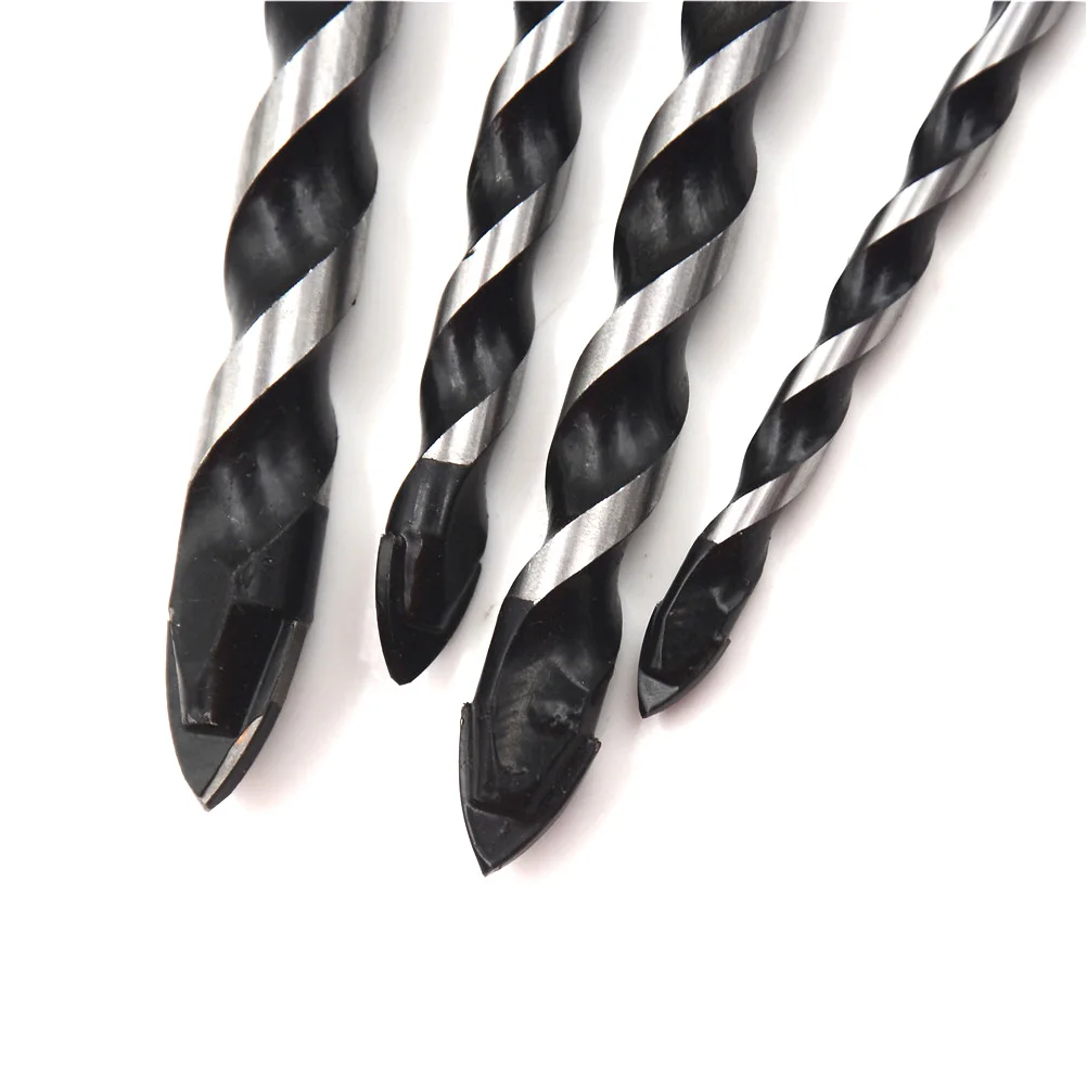 1pc 6mm/8mm/10mm/12mm Drill Bit Set Alloy  angular Head Auger Twist Drill Bits For Glass Stone Power Tool Best Promotion Tool