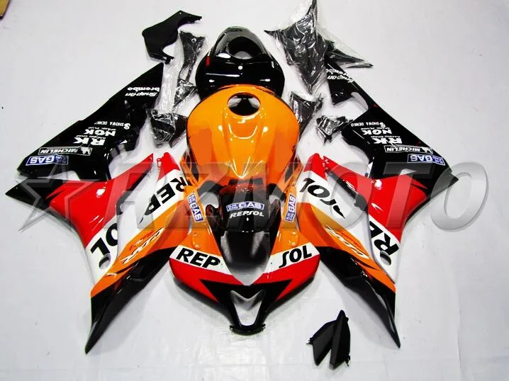 

Injection Mold New ABS Motorcycle Full Fairing Kit 100% Fit For Honda CBR600RR 600 07 08 F5 2007 2008 Fairings Repsol nice