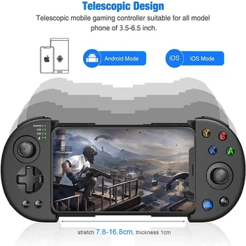 

Wireless Mobile Controller Gamepad PUBG Mobile Game Controller With Triggers For 3.5-6.5 Inch Mobilephone Controller Gamepad