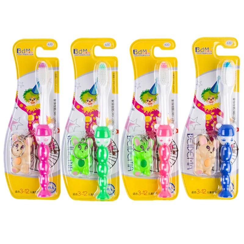 

[Manufacturer Union] Beide Toothbrush Wholesale Children Harness wan ju deng Gum Shield Soft Bristle Toothbrush Manufacturers Di